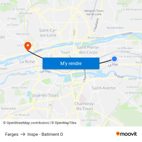 Farges to Inspe - Batiment D map