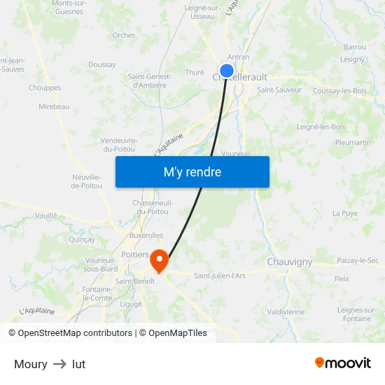 Moury to Iut map