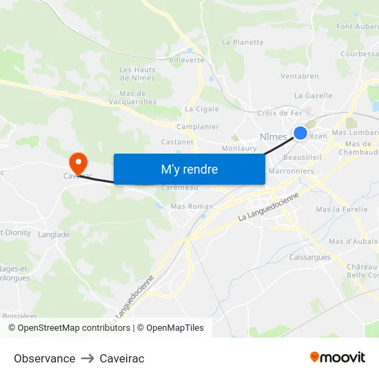 Observance to Caveirac map