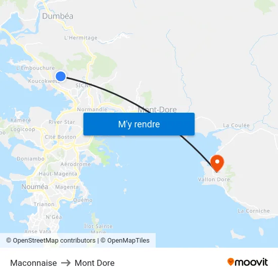 Maconnaise to Mont Dore map