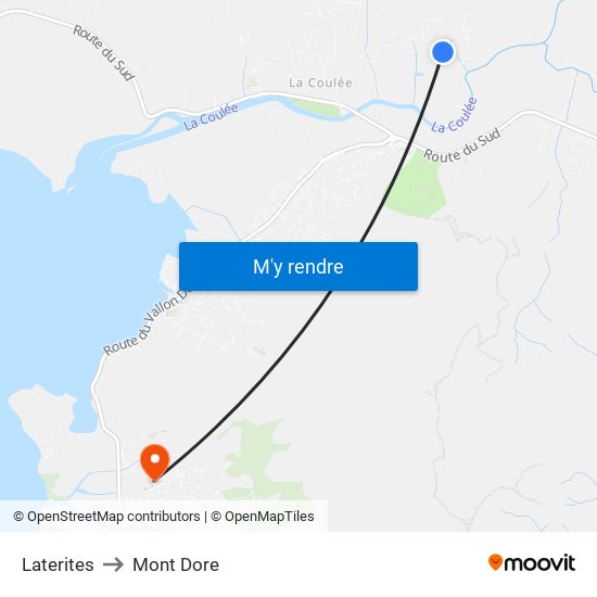 Laterites to Mont Dore map