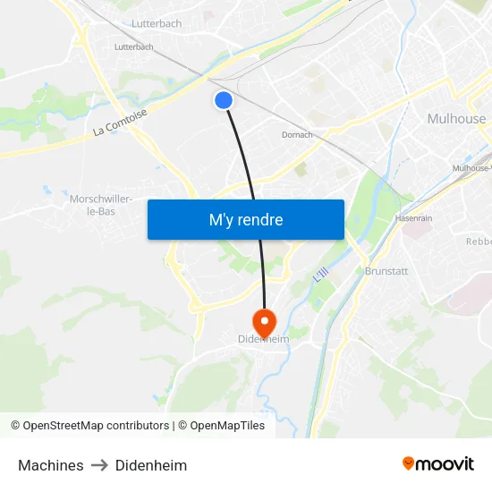 Machines to Didenheim map