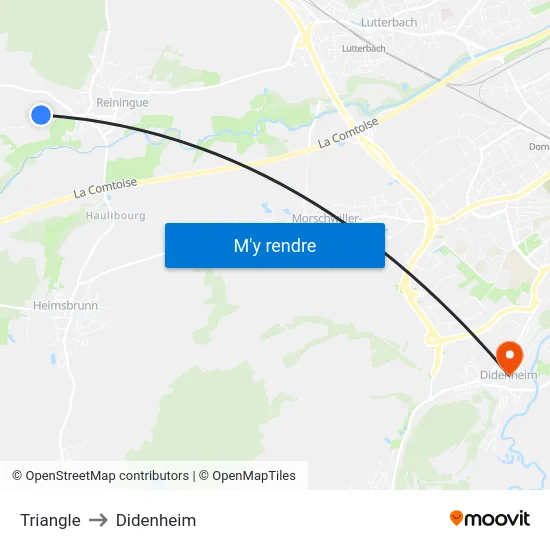 Triangle to Didenheim map