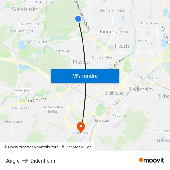 Angle to Didenheim map