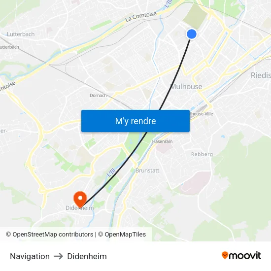 Navigation to Didenheim map