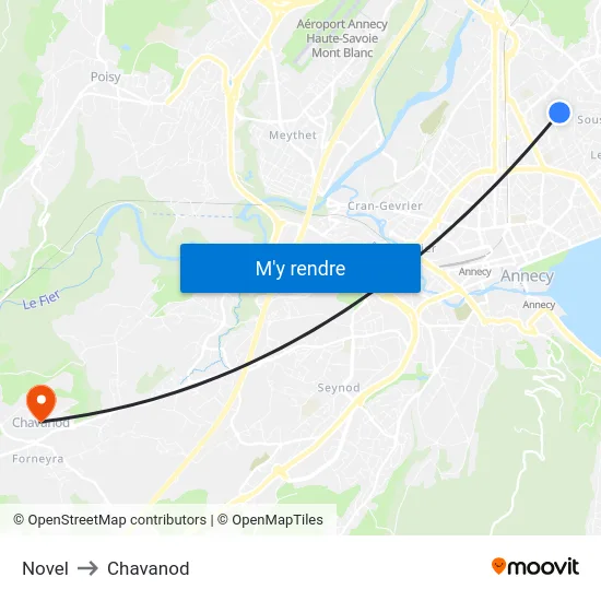Novel to Chavanod map