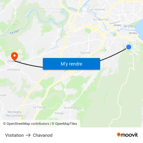 Visitation to Chavanod map