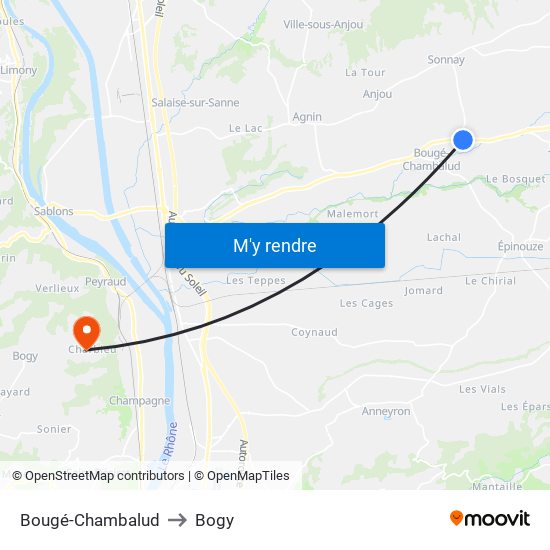 Bougé-Chambalud to Bogy map