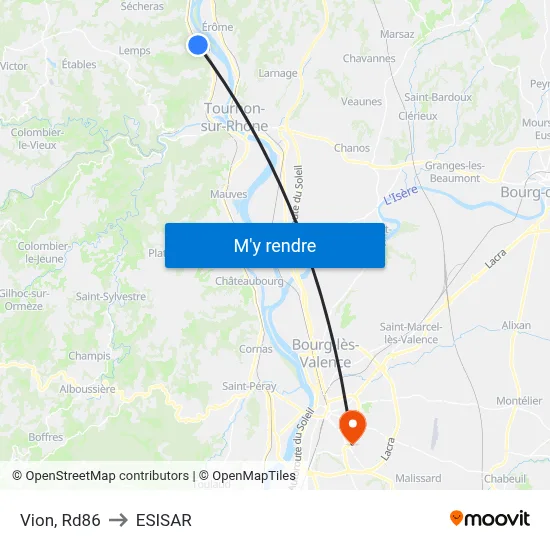 Vion, Rd86 to ESISAR map