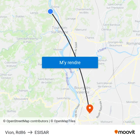 Vion, Rd86 to ESISAR map