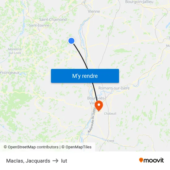 Maclas, Jacquards to Iut map