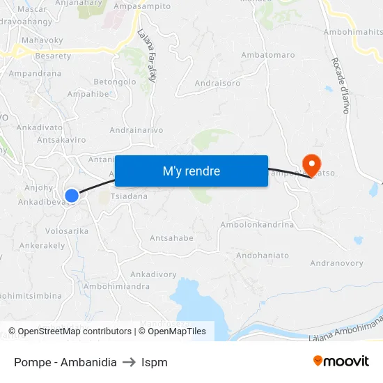 Pompe - Ambanidia to Ispm map