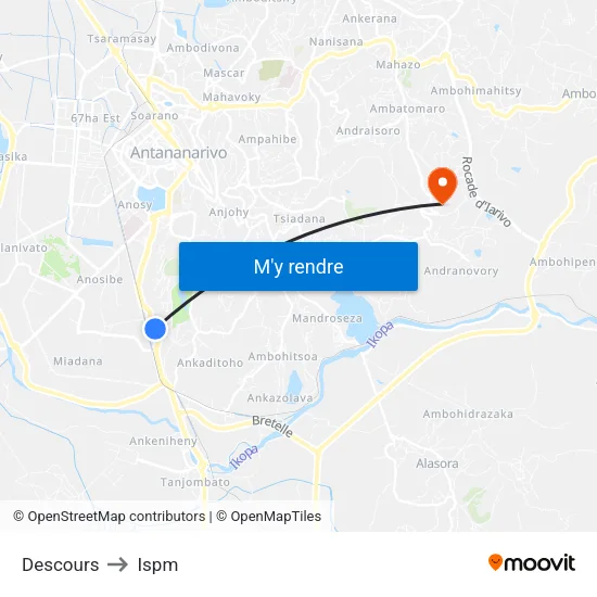 Descours to Ispm map