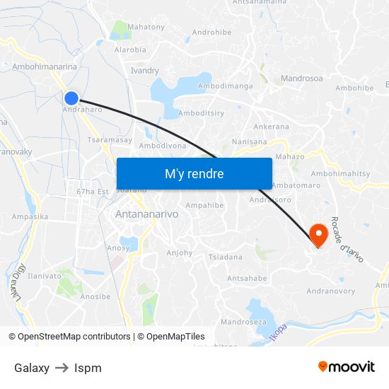 Galaxy to Ispm map