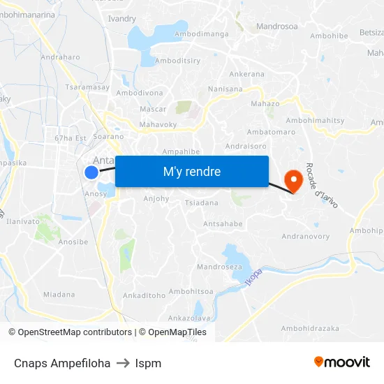 Cnaps Ampefiloha to Ispm map