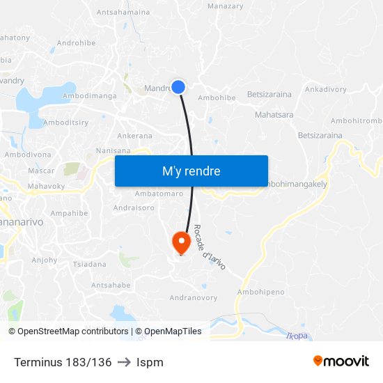 Terminus 183/136 to Ispm map