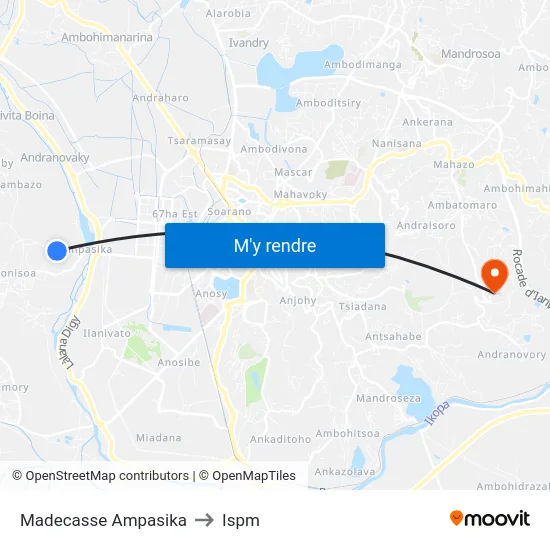 Madecasse Ampasika to Ispm map