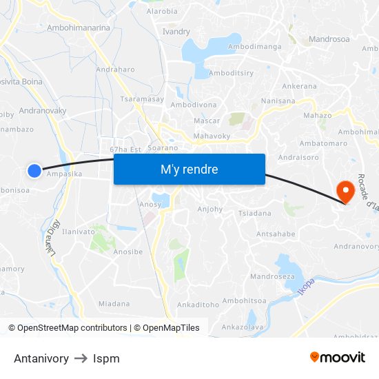 Antanivory to Ispm map