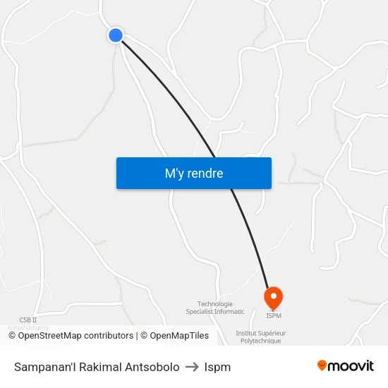 Sampanan'I Rakimal Antsobolo to Ispm map