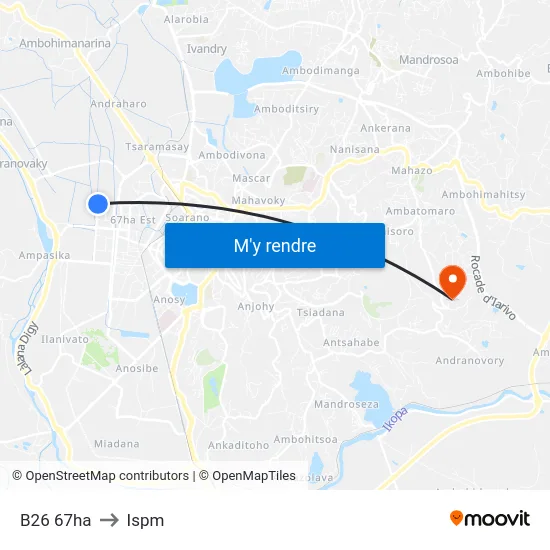 B26 67ha to Ispm map