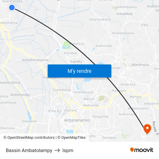 Bassin Ambatolampy to Ispm map