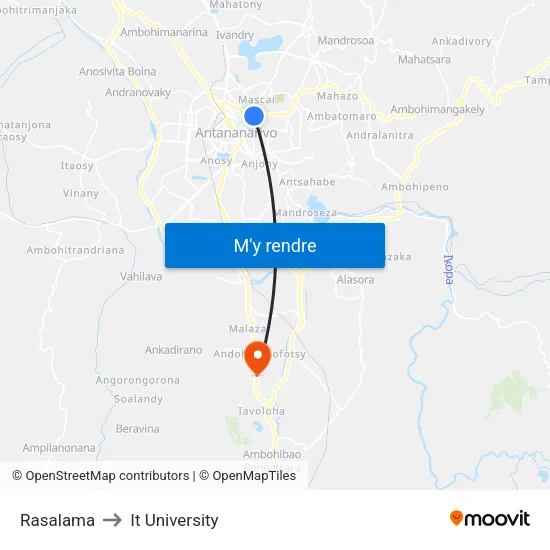 Rasalama to It University map