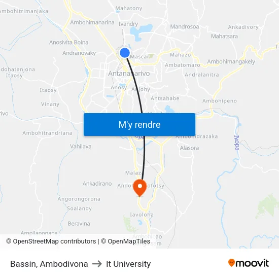 Bassin, Ambodivona to It University map