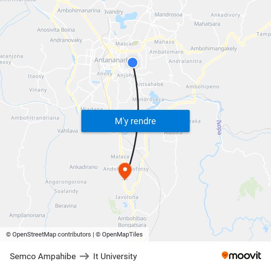 Semco Ampahibe to It University map