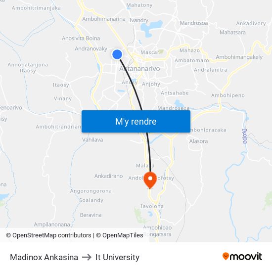 Madinox Ankasina to It University map