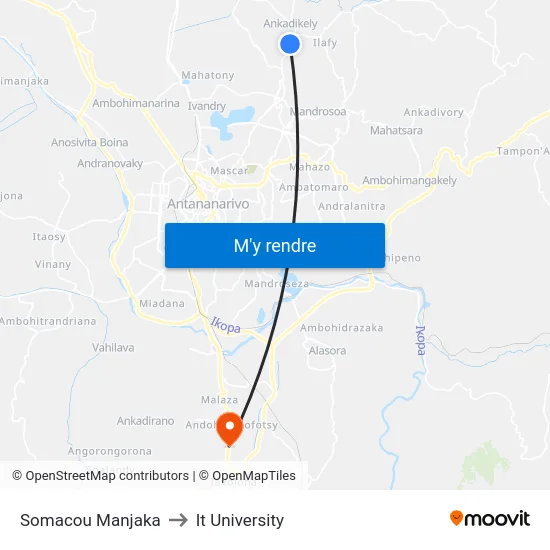 Somacou Manjaka to It University map