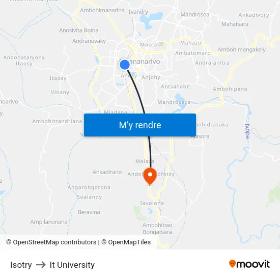 Isotry to It University map