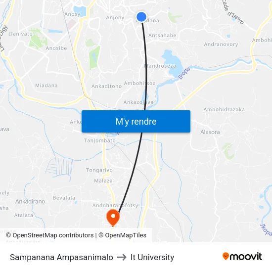 Sampanana Ampasanimalo to It University map