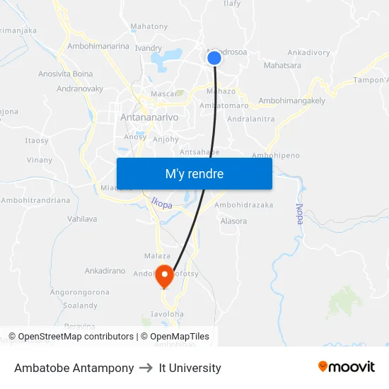 Ambatobe Antampony to It University map