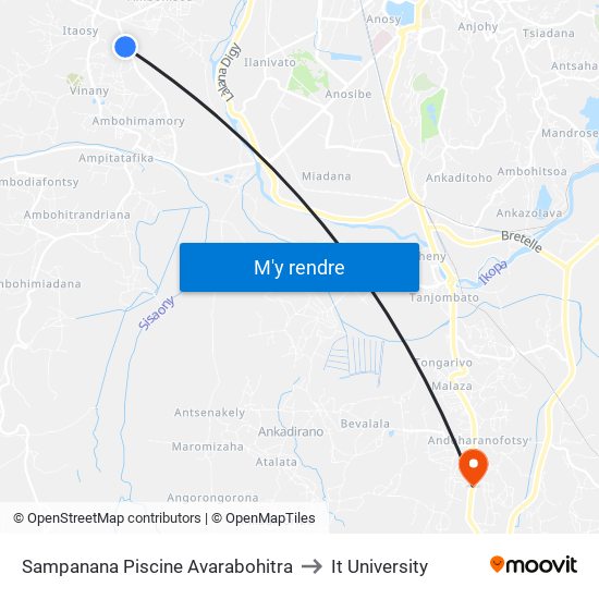 Sampanana Piscine Avarabohitra to It University map