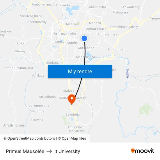 Primus Mausolée to It University map