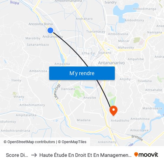 Score Digue to Haute Étude En Droit Et En Management (Hedm) map