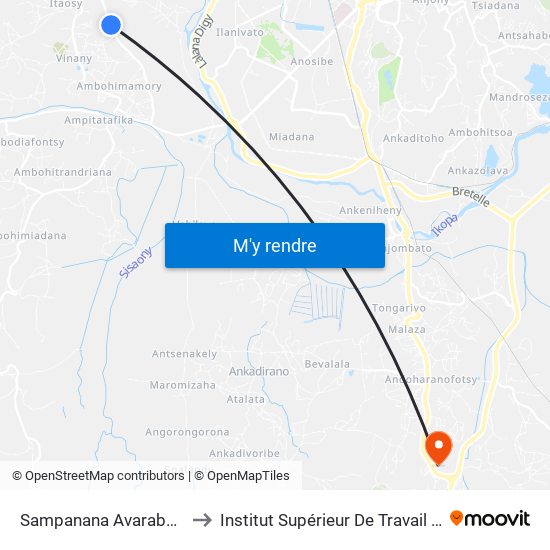 Sampanana Avarabohitra to Institut Supérieur De Travail Social map