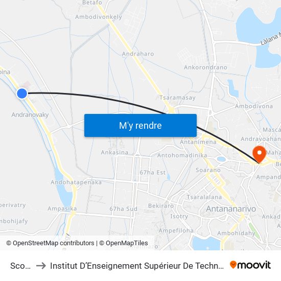 Score Digue to Institut D’Enseignement Supérieur De Technologie D’Informatique Et De Management D’Entreprise map