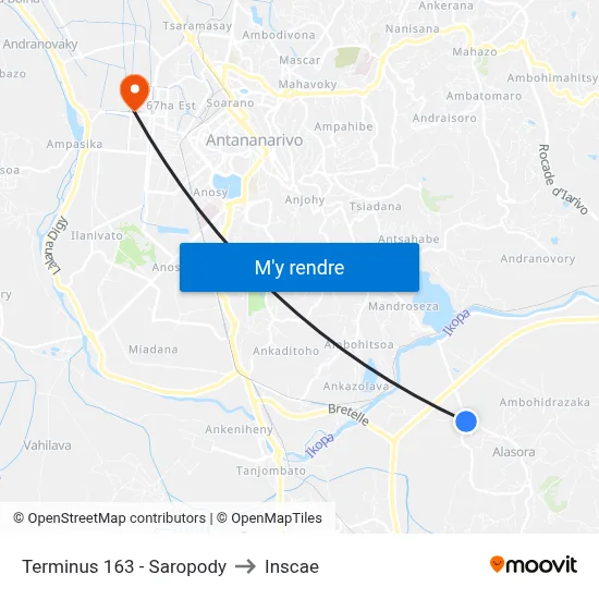 Terminus 163 - Saropody to Inscae map