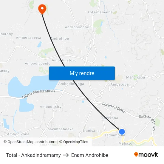 Total - Ankadindramamy to Enam Androhibe map