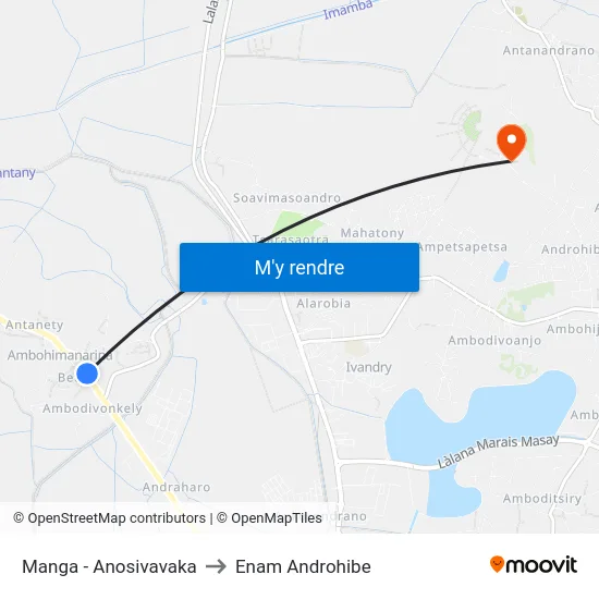 Manga - Anosivavaka to Enam Androhibe map