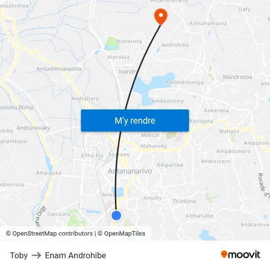 Toby to Enam Androhibe map