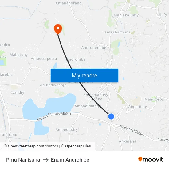 Pmu Nanisana to Enam Androhibe map