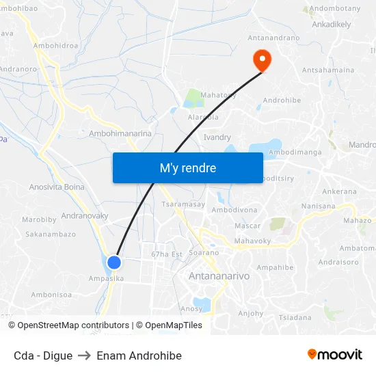 Cda - Digue to Enam Androhibe map