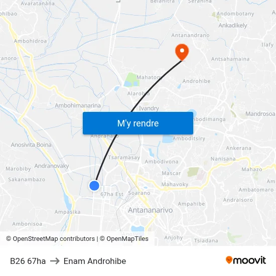 B26 67ha to Enam Androhibe map