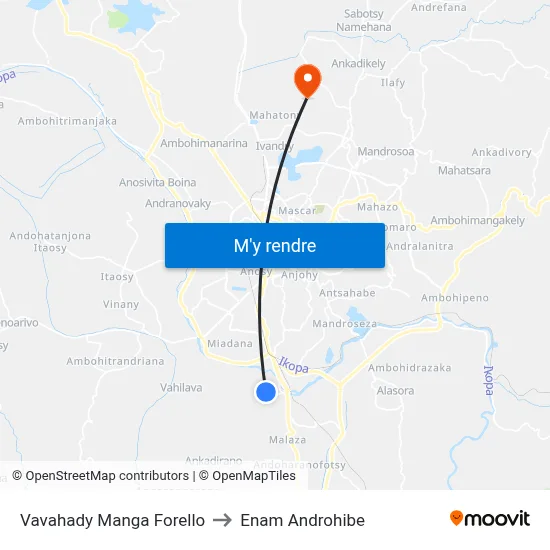 Vavahady Manga Forello to Enam Androhibe map
