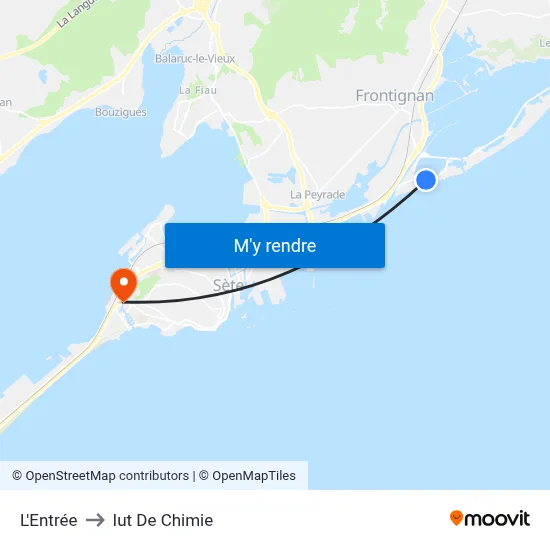 L'Entrée to Iut De Chimie map