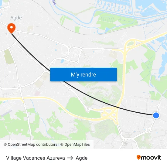 Village Vacances Azureva to Agde map
