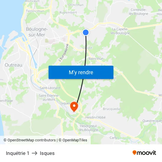 Inquétrie 1 to Isques map