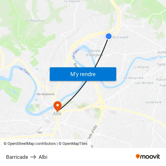 Barricade to Albi map